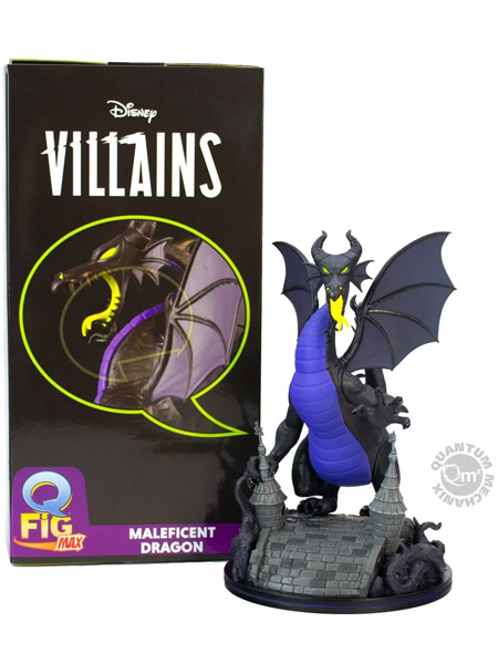QMx Disney Sleeping Beauty Q-Fig Max Elite Maleficent Dragon Figure